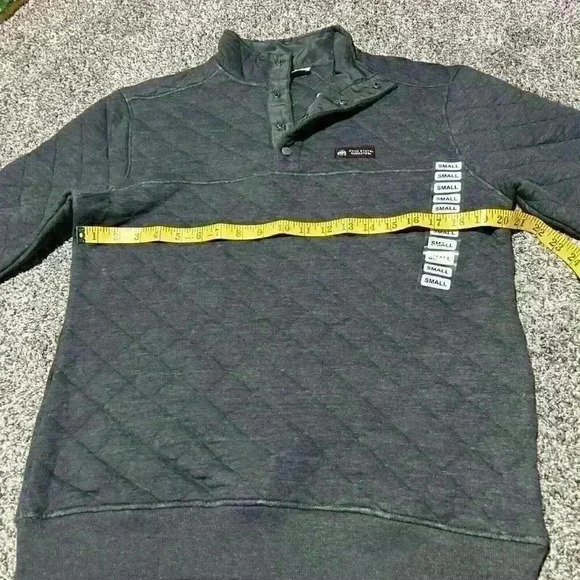 NWT Ohio State Buckeyes Sweater Quilted Pullover 1/4 Snap Gray Men’s Size Small - Picture 7 of 11